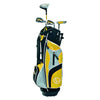 Longridge Junior Golf Clubs Ages 4+ with Stand Bag and 4 RH Clubs in Yellow