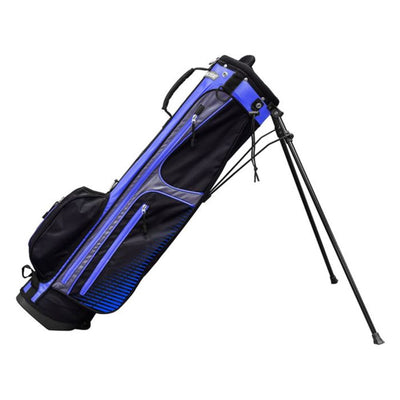 Longridge Weekend 4-Way Golf Stand Bag in Black and Blue