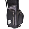 Longridge Weekend 4-Way Golf Stand Bag in Black and Silver