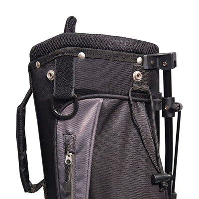 Longridge Weekend 4-Way Golf Stand Bag in Black and Silver