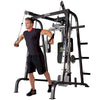 Multi-Gym Crossover Machine with Pulleys and Pec Dec