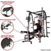 Multipurpose Weight Lifting Machine with Bench and Attachments