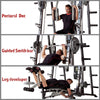 All In One Gym Machine with Pec Dec, Smiths Bar, Leg Developer & Preacher Curl Attachment