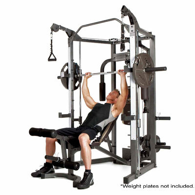 Heavy Duty Multi-Gym with Built-in Smiths Machines and Pec Dec