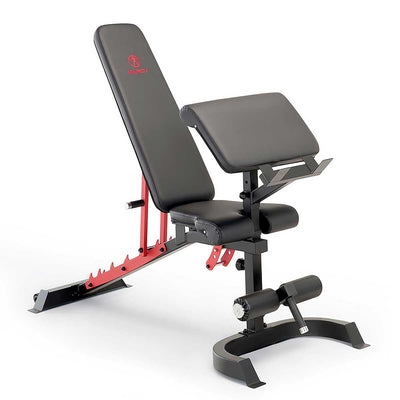 Heavy Duty Weights Bench with Biceps and Leg Curl 