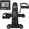 Portable Mini Exercise Bike for Lower-Upper Body Exercise Black