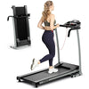 Portable Treadmill with 12 Preset Programmes Black