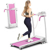 Portable Treadmill with 12 Preset Programmes Pink