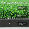 Premium Practice Mat with Multi-Layer Construction including Synthetic Turf 27mm