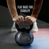 Flat Base Kettlebell Weights for Weight Lifting and Functional Training