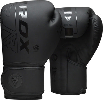 RDX Pro Boxing Gloves with Ventilated Palm Black