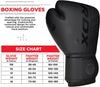 RDX Pro Boxing Gloves with Ventilated Palm Dimensions