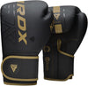 RDX Pro Boxing Gloves with Ventilated Palm Gold