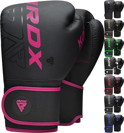 RDX Pro Boxing Gloves with Ventilated Palm Pink