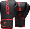 RDX Pro Boxing Gloves with Ventilated Palm Red