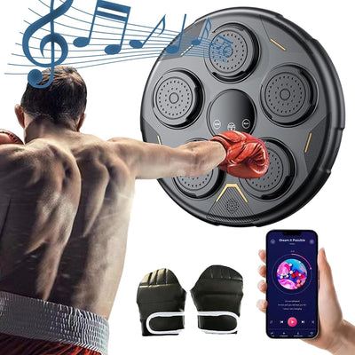 Smart Bluetooth Wall Mounted Boxing Trainer with Music Entertainment