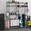 Sports Equipment Organiser with Built-in Wheels