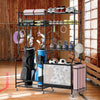 Storage System with Built-in Wheels for Sports, Exercise and Workout Equipment