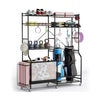 Sports Equipment and Accessory Organiser with Ball Storage Rack & Shelves