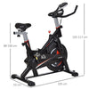 Stationary Exercise Bike with 10Kg Flywheel & LCD Monitor Dimensions