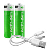 USB AA Rechargeable Batteries with Dual USB Changing Cable