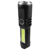 2-in-1  USB Rechargeable Flashlight with COB LEDs