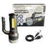 USB Rechargeable Spotlight with USB Cable Included