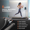 Ultra Slim Treadmill with 5-Layer Shock Absorption Running Belt