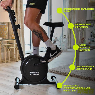 Adjustable Exercise Bike by Urban Fitness Health Benefits