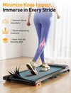 Walking Pad with 5-Layer Anti-Slip Running Belt and Shock Absorbers