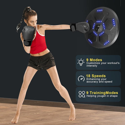 Wall Mountable SMART Punching Wall Pad with Training Modes and Bluetooth Capabilities