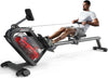 Water Rowing Machine with Bluetooth & Tablet Holder